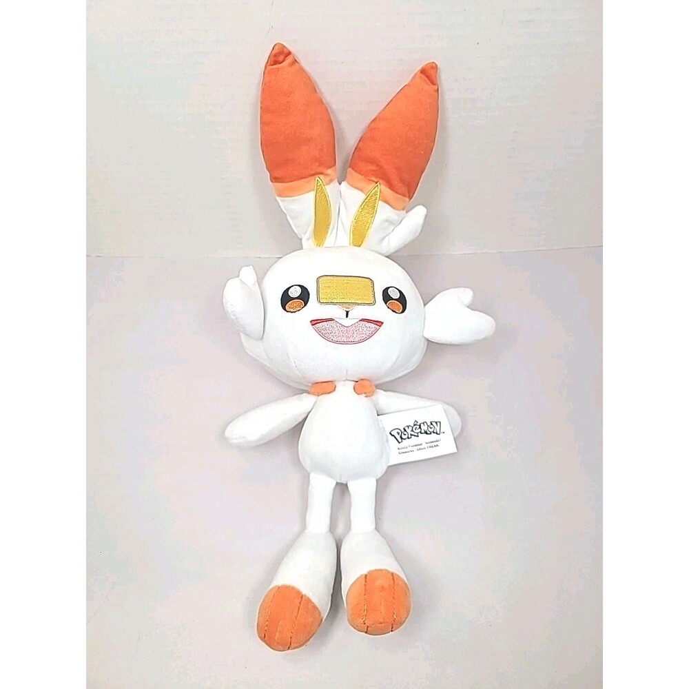 Nintendo Pokemon Scorbunny 14” Stuffed Plush Game Freak 2022